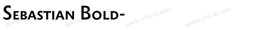 Sebastian Bold字体转换